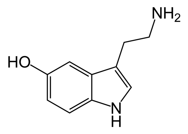 Estrutura da Serotonina (5-(hai)tryptamine; 5-HT)